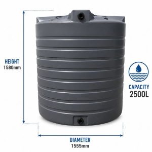 Vertical 2500L Storage Tank