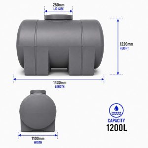 Horizontal 1200L Storage Tank
