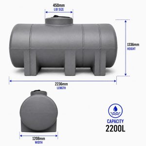 Horizontal 2200L Storage Tank