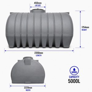 Horizontal 5000L Storage Tank